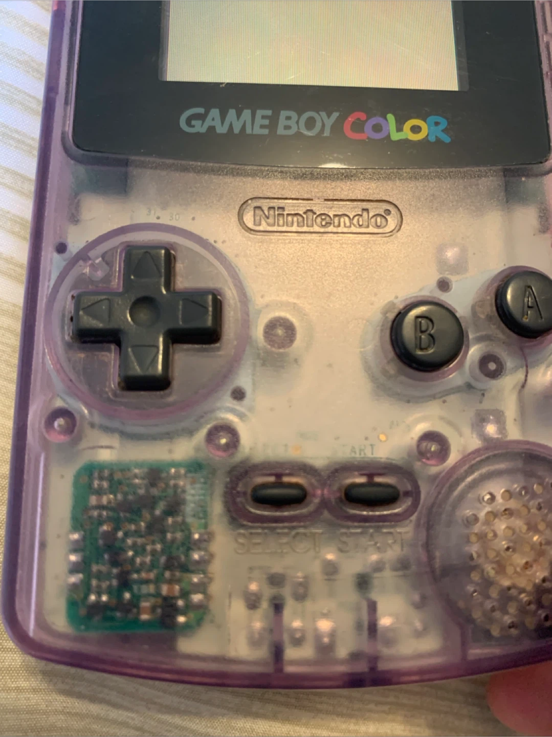 Nintendo Game Boy Color - Transparent Purple - photo 2