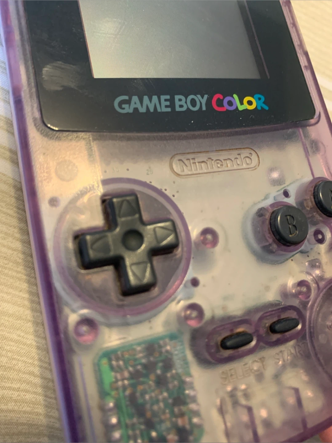 Nintendo Game Boy Color - Transparent Purple - photo 4