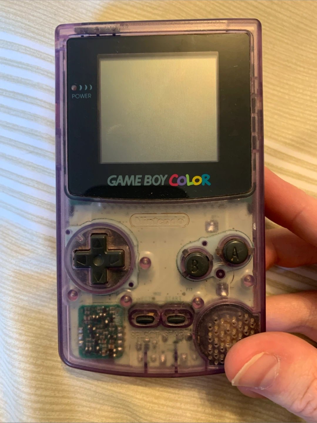 Nintendo Game Boy Color - Transparent Purple