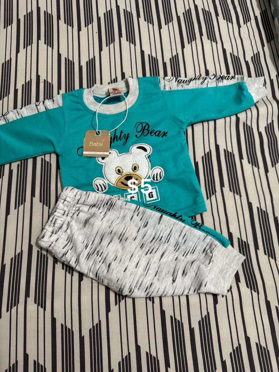 Baby Naughty Bear Outfit