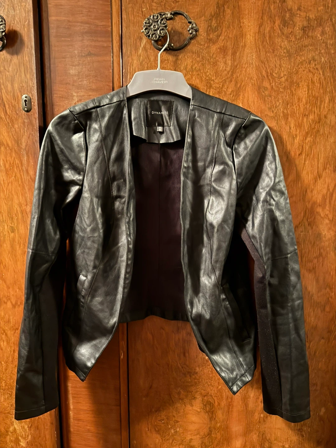 Dynamite Faux Leather Jacket