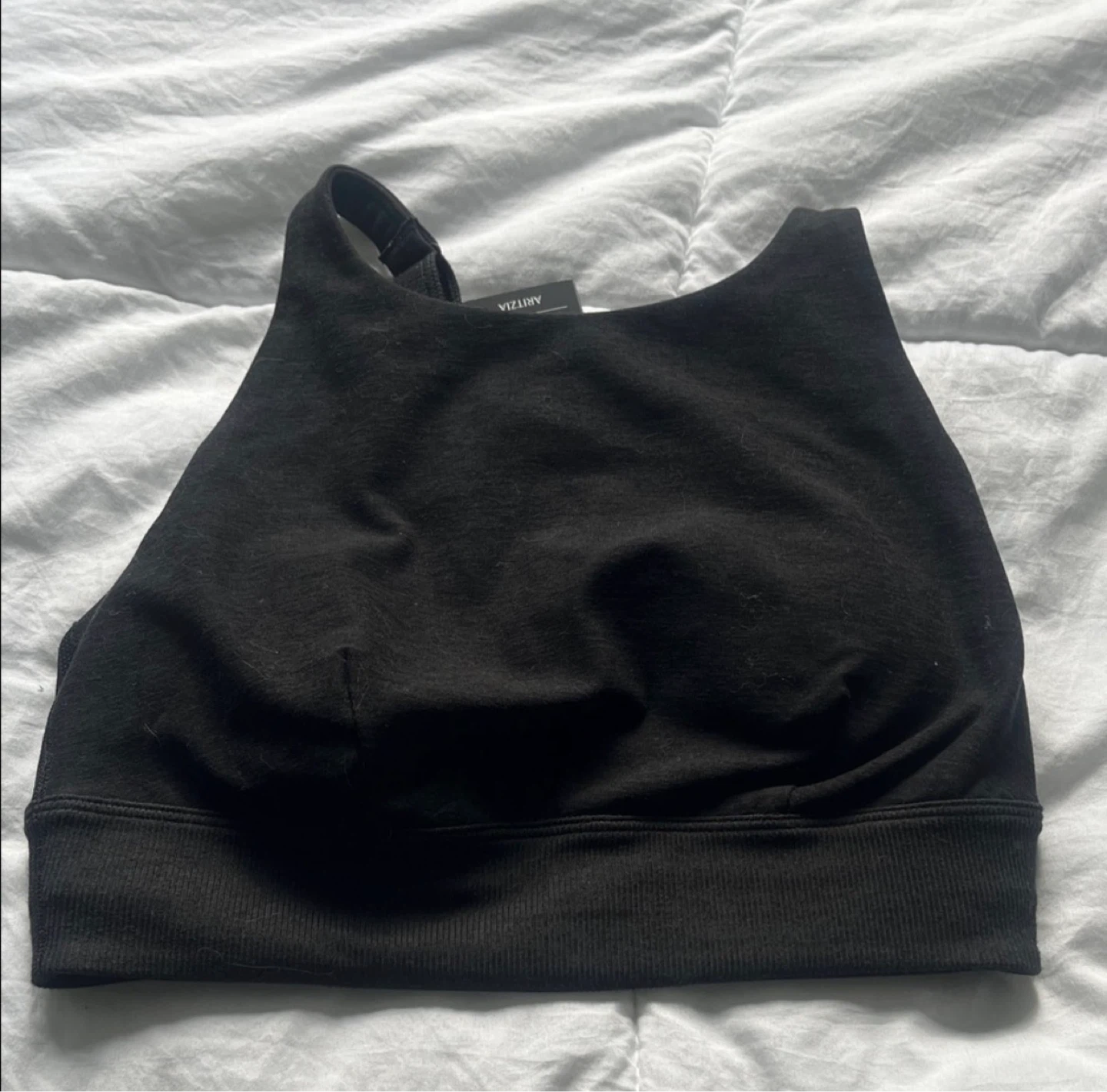 ARITZIA GOLDEN Black Sports Bra