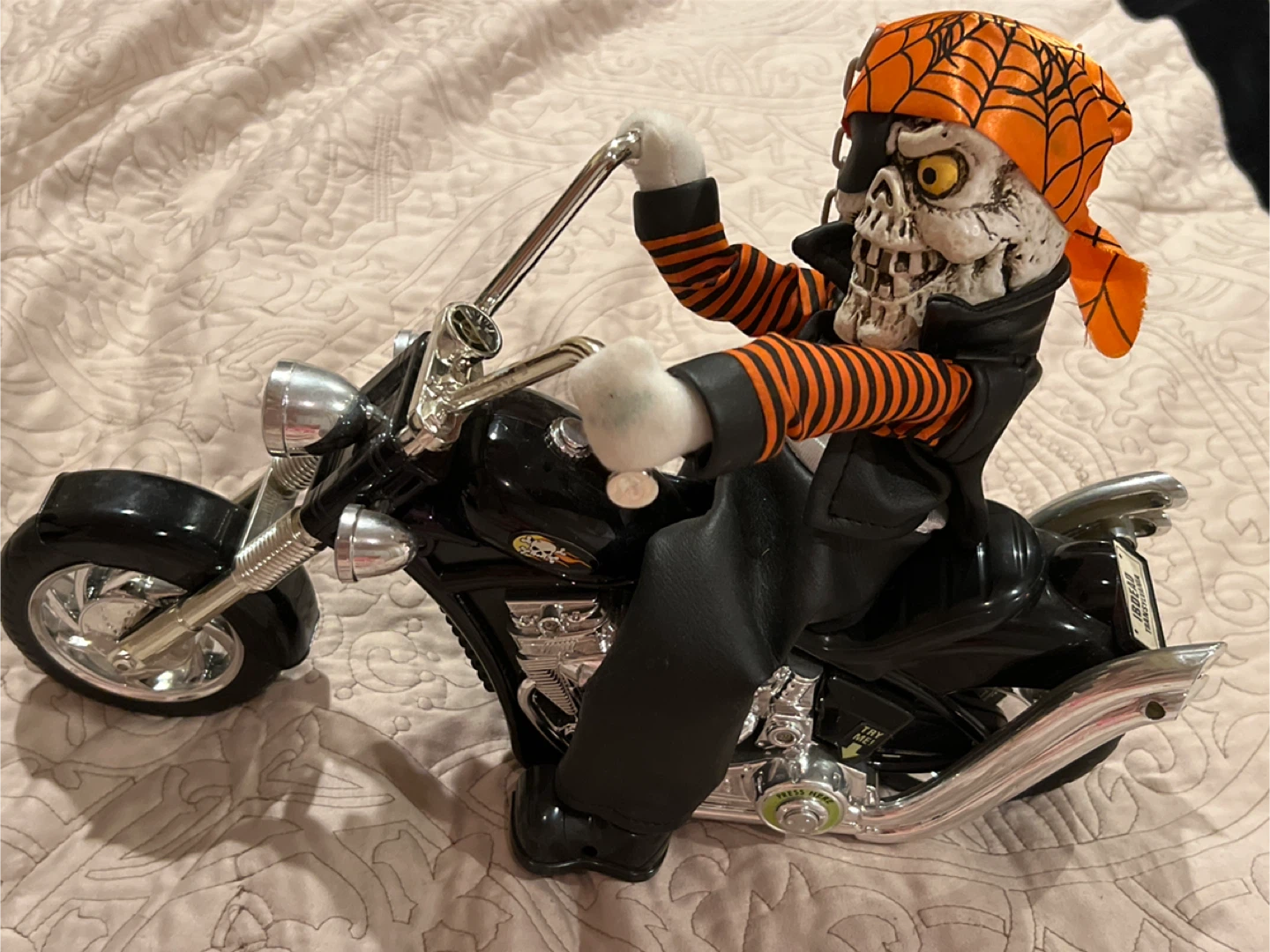 Dandee “Born to be wild” Halloween Skeleton Biker Motorcycle