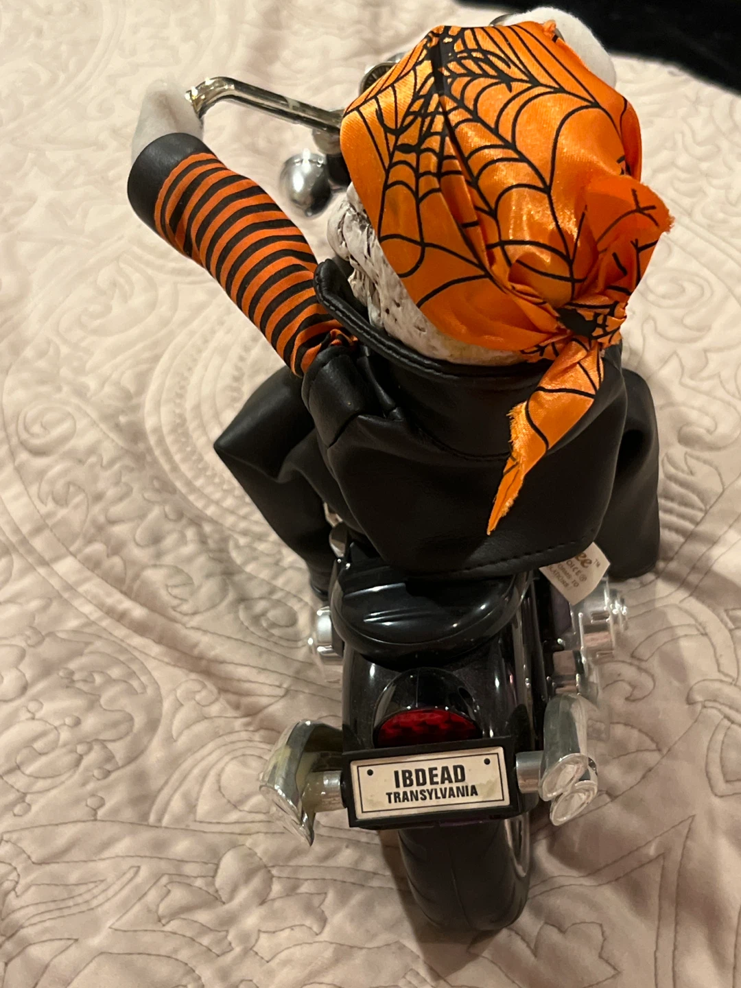 Dandee “Born to be wild” Halloween Skeleton Biker Motorcycle - photo 4