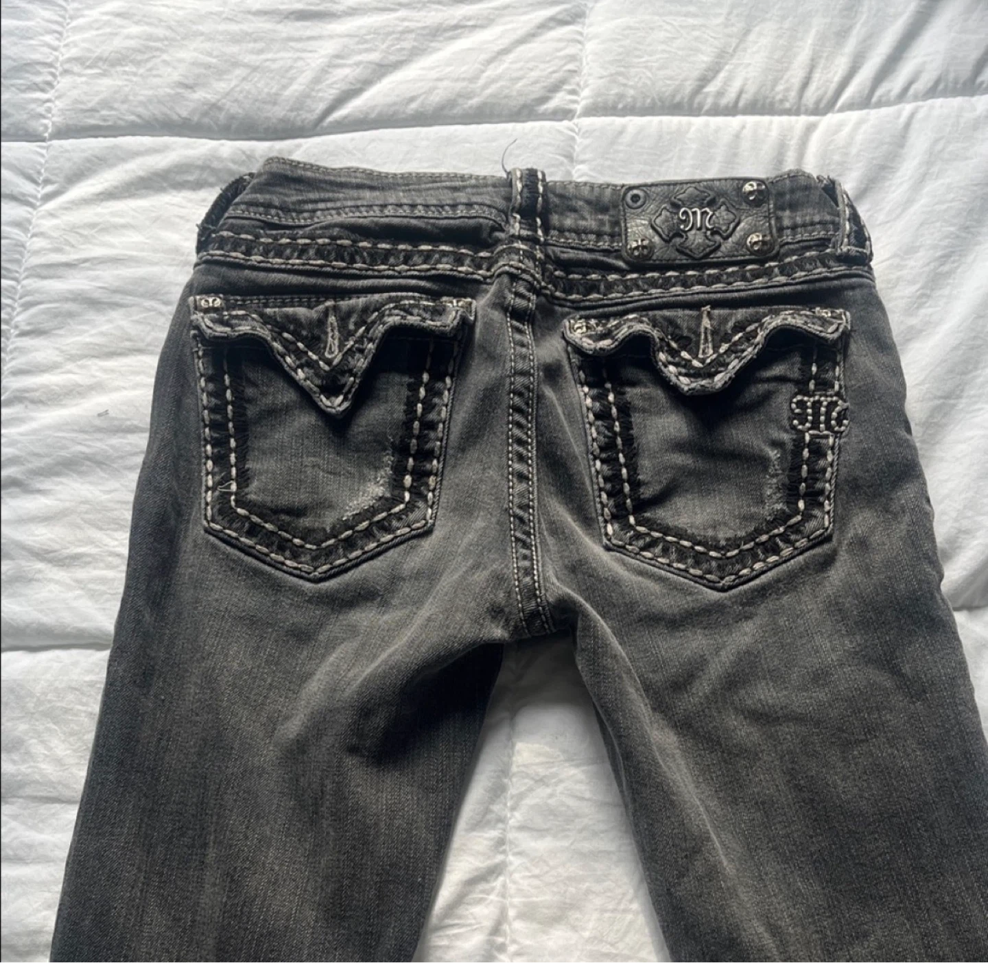 Miss Me Skinny JeansGrey Denim - photo 2