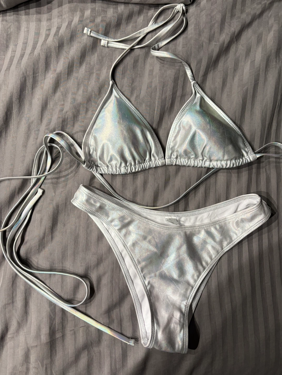 Holographic Bikini Set