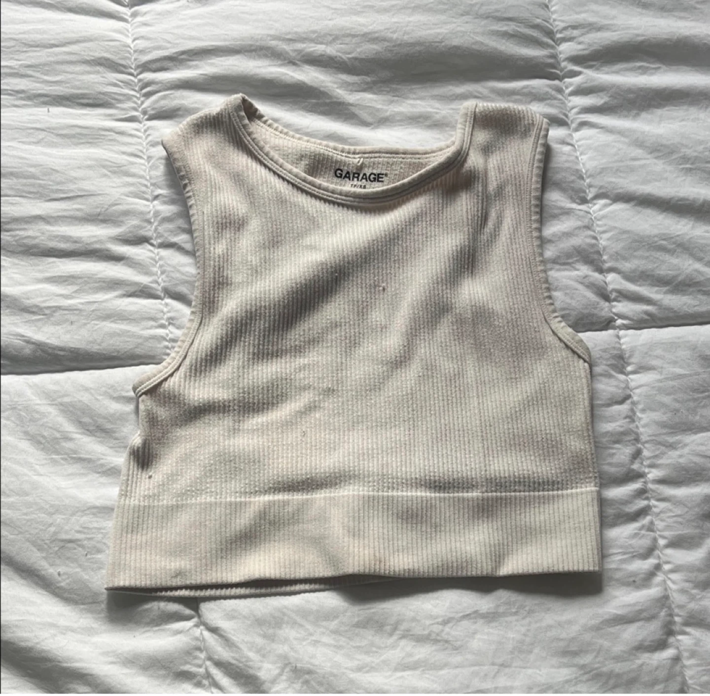 Garage Ribbed Tank Top