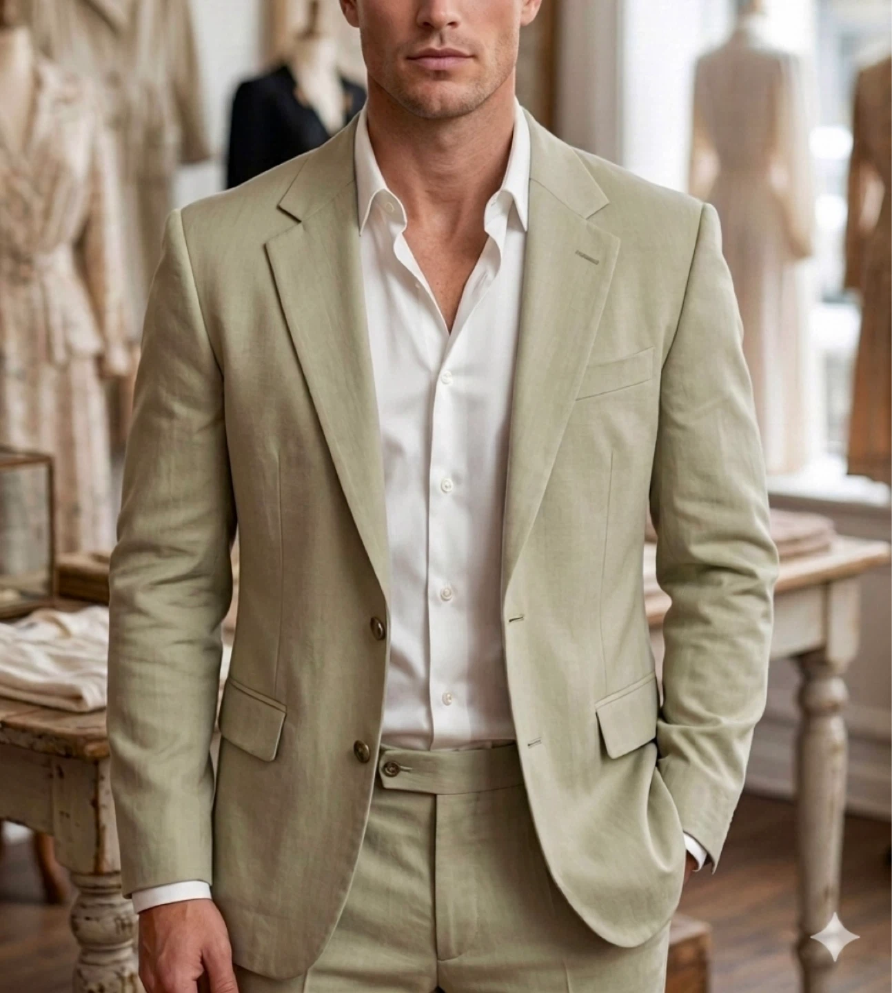 Chelsea Young 100% Silk Blazer - Size M