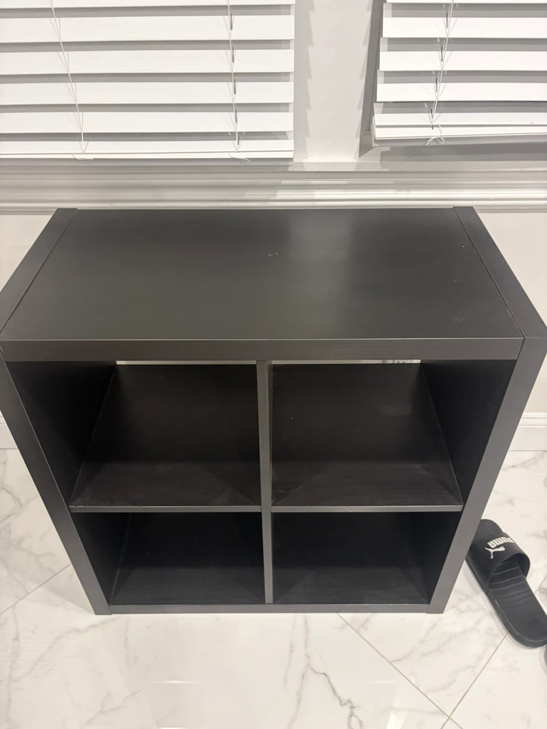 Dark Gray 4-Cube Storage Shelf - photo 3