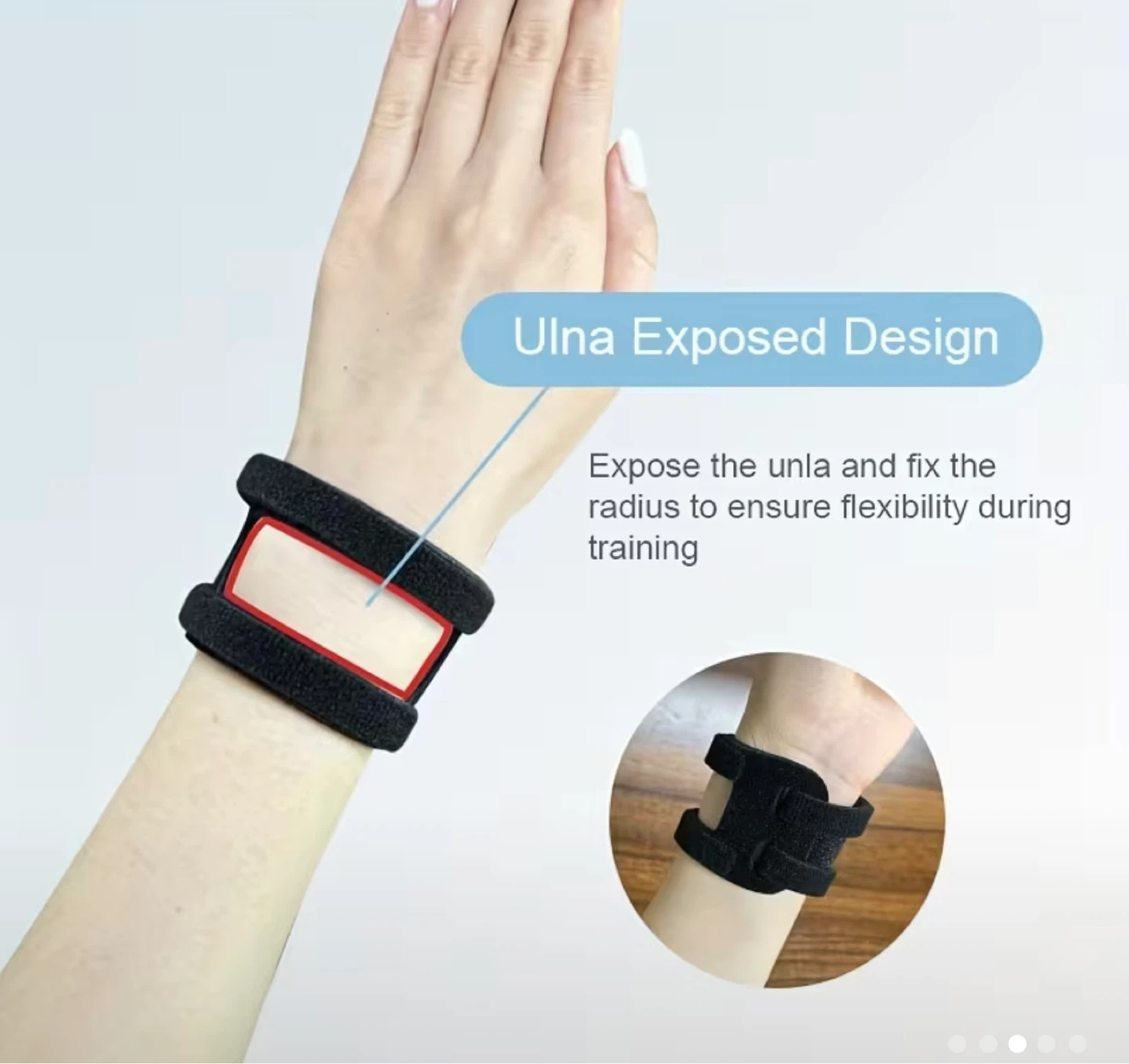 Adjustable Black Wrist Brace - photo 4