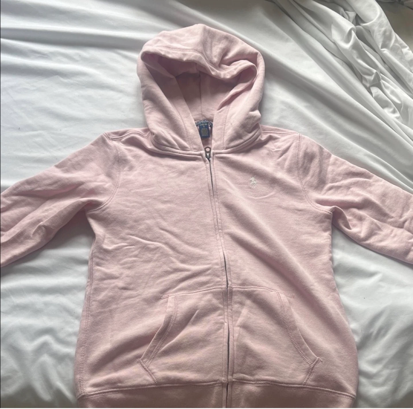 Polo Ralph Lauren Pink Zip-Up Hoodie