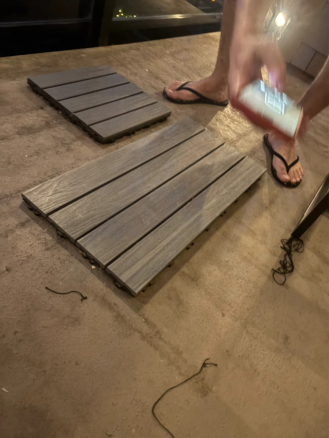 Interlocking Deck Tiles - Grey - photo 3