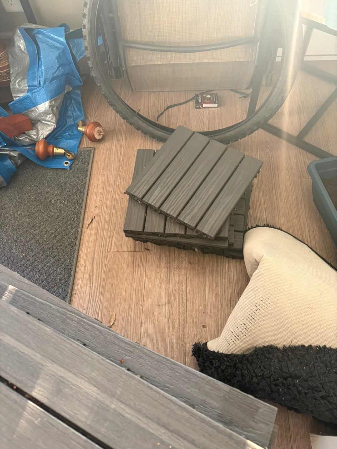 Interlocking Deck Tiles - Grey - photo 2