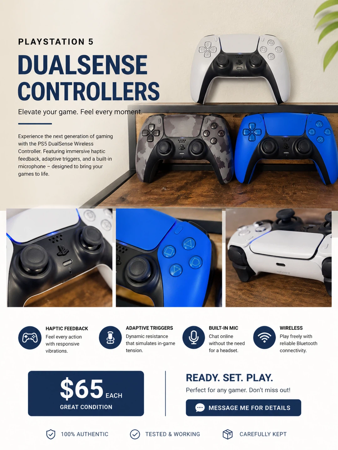 PlayStation 5 DualSense Wireless Controllers