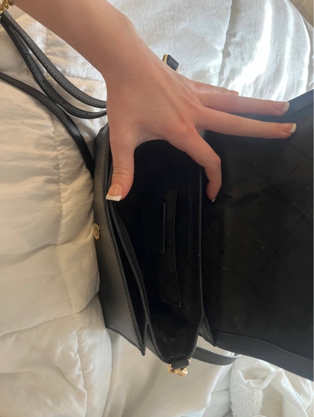 Michael Kors Black Leather Crossbody Purse - photo 3