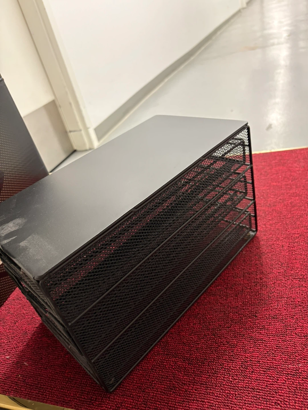 Black Mesh 3-Drawer Desktop Organizer - photo 4
