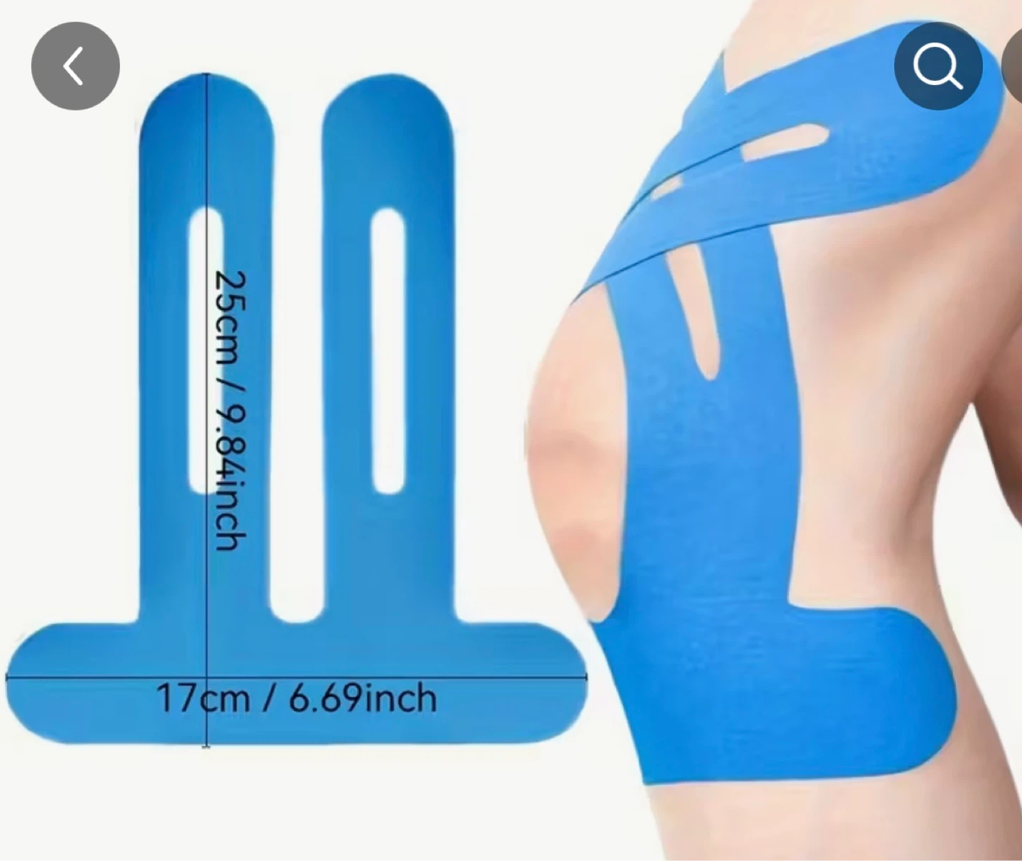 6 pcs. Pre-Cut Knee Sports Support Bandages. - photo 3