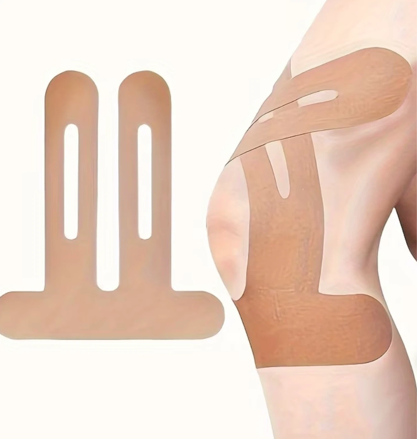 6 pcs. Pre-Cut Knee Sports Support Bandages. - photo 2