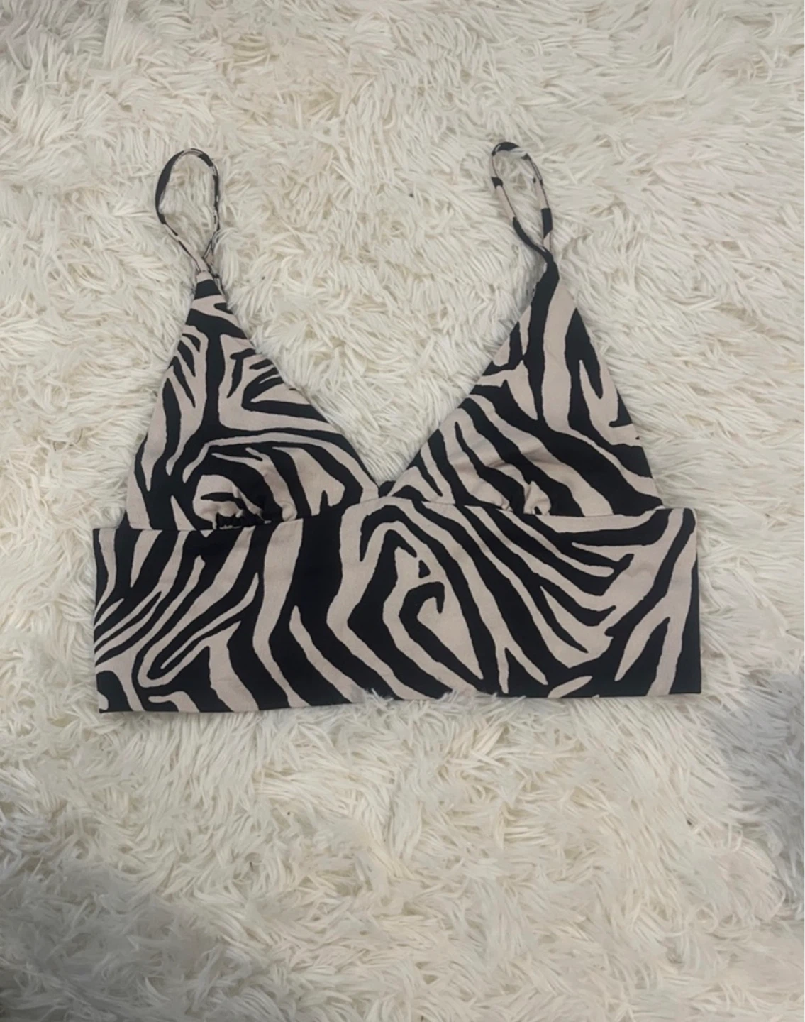 ZARA Zebra Print Camisole Top