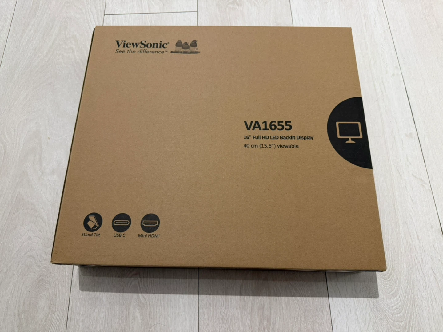Brand New ViewSonic VA1655 15.6 Inch Portable Monitor - photo 2