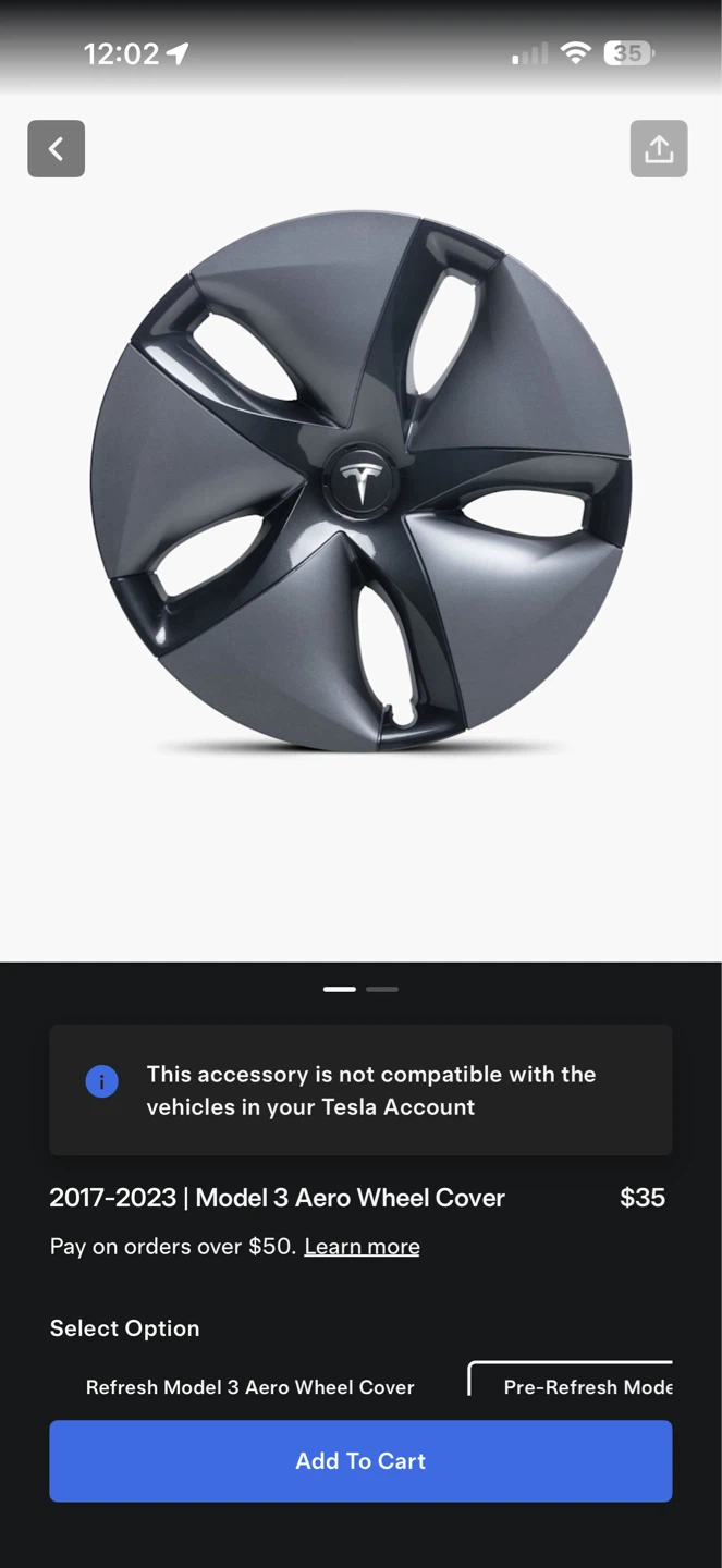 2017-2023 Tesla Model 3 Aero Wheel Cover - Set of 4 - photo 4