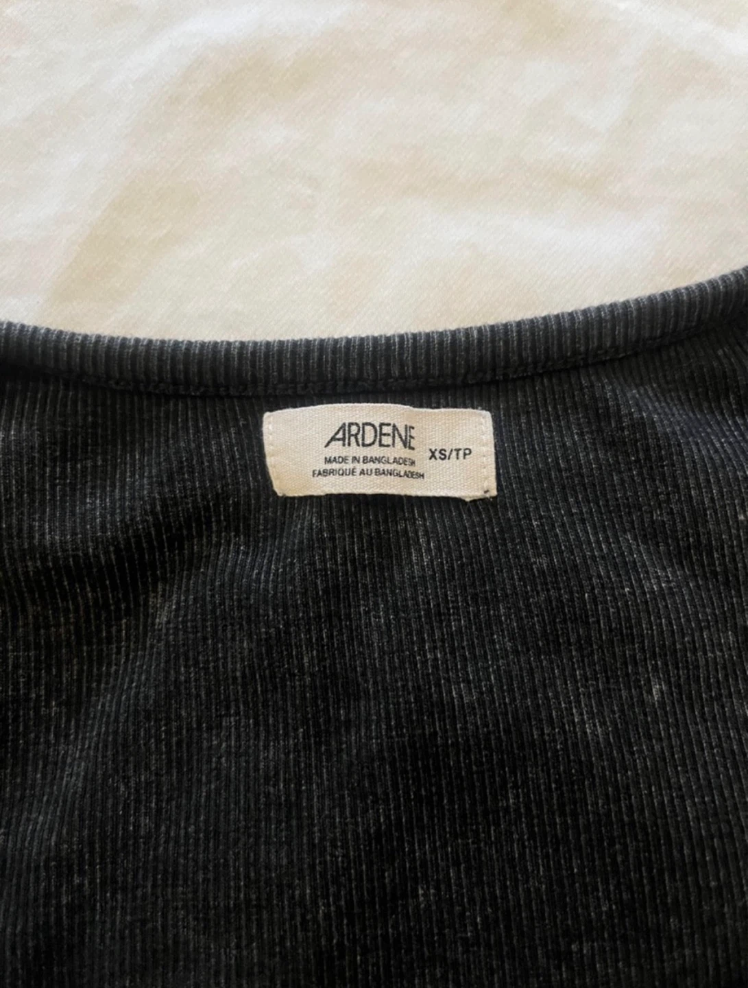 Ardene Ribbed T-Shirt - Black - photo 2