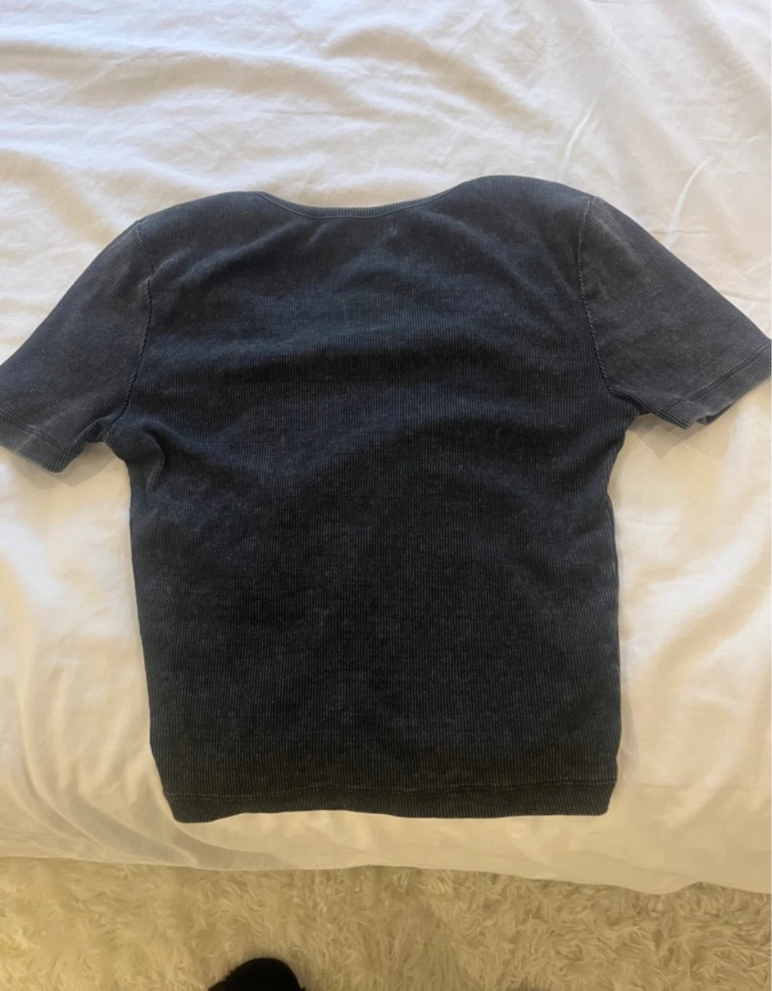 Ardene Ribbed T-Shirt - Black - photo 3