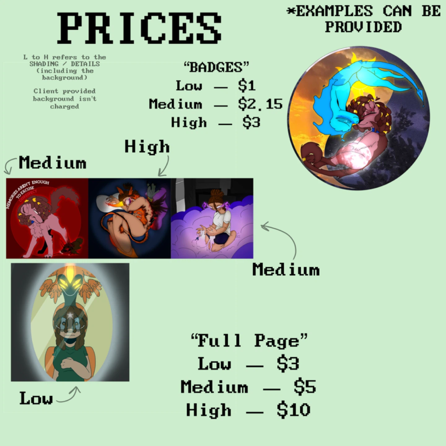 Digital Art Commissions