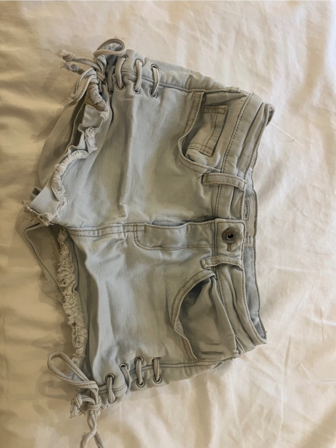 Light Wash Denim Shorts