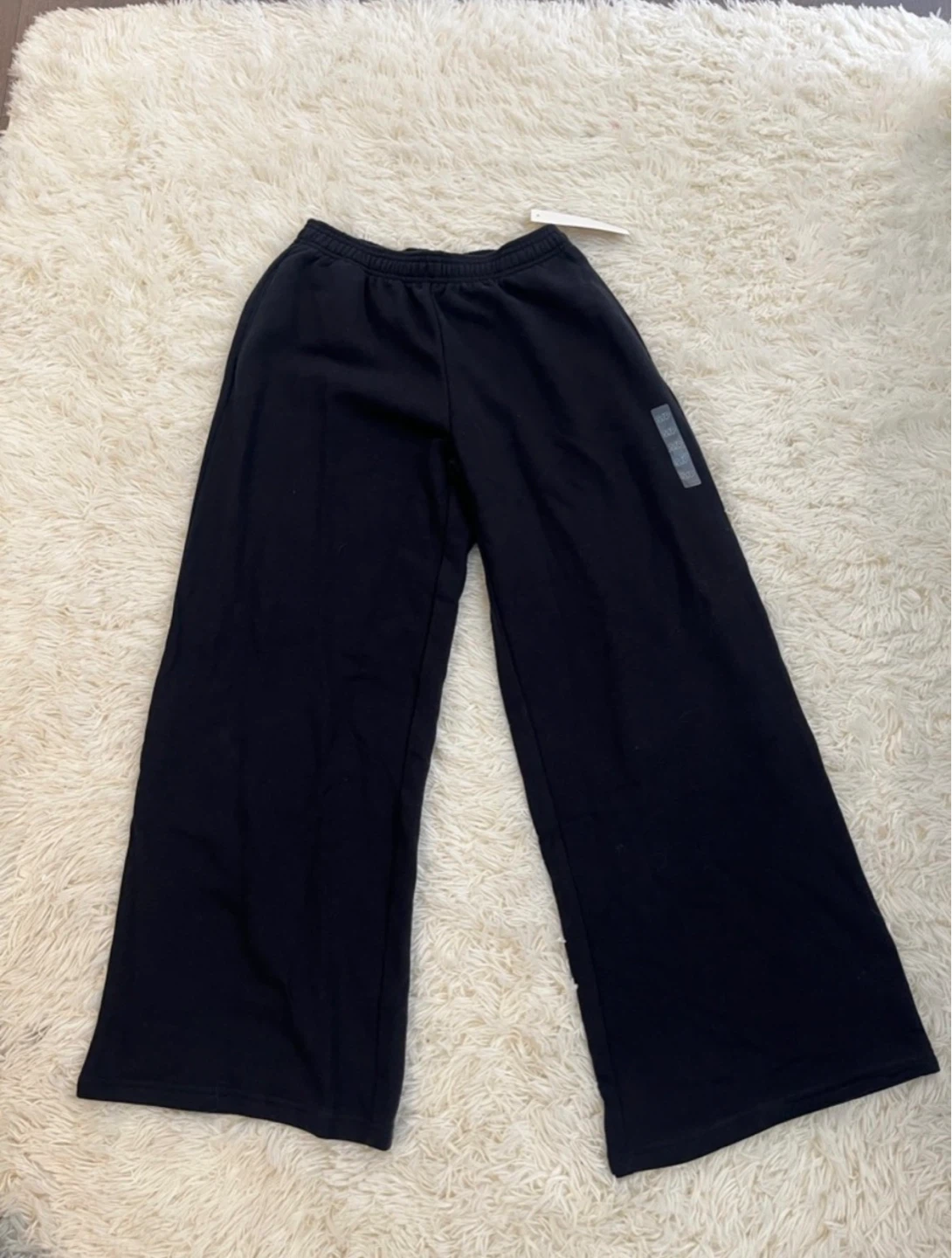 UNIQLO Women's Sweat Wide Pants - Black