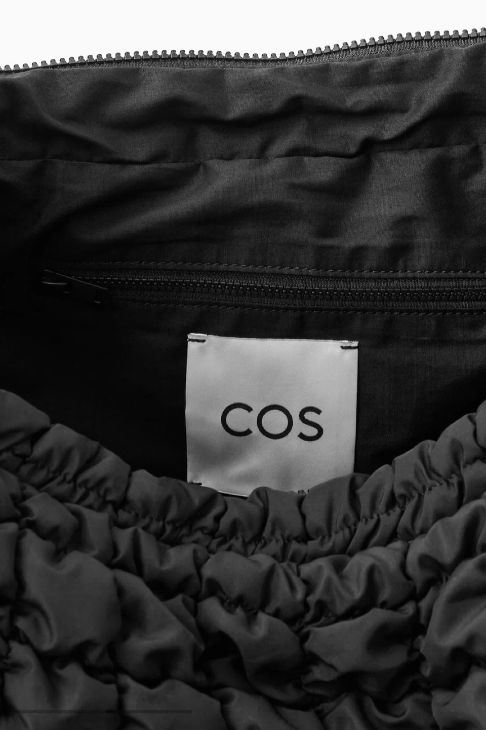 COS Black Quilted Oversized Shoulder Bag - photo 3