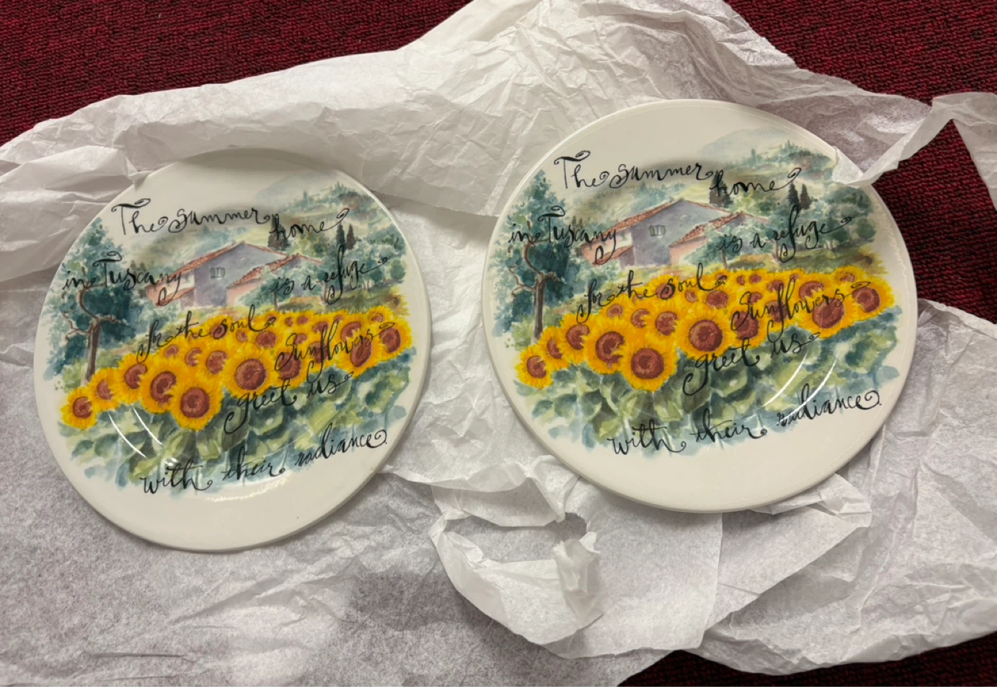 Rosanna Made in Italy Sunflower Plates - photo 2