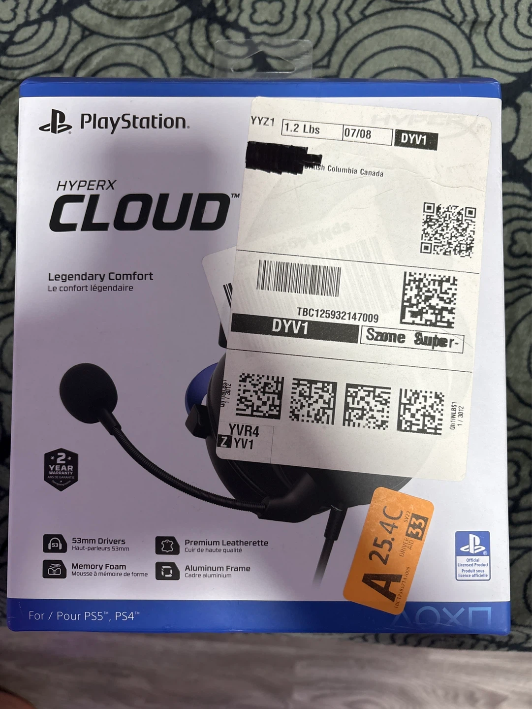 HyperX Cloud Gaming Headset for PS5 PS4 - photo 2