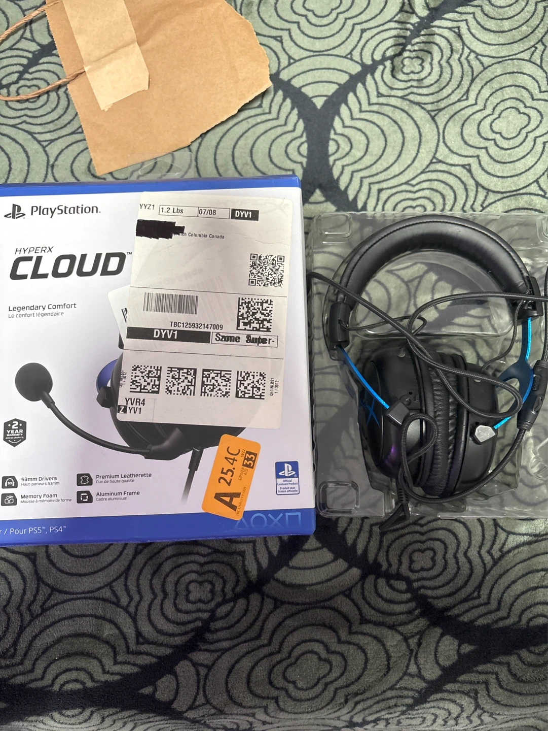 HyperX Cloud Gaming Headset for PS5 PS4