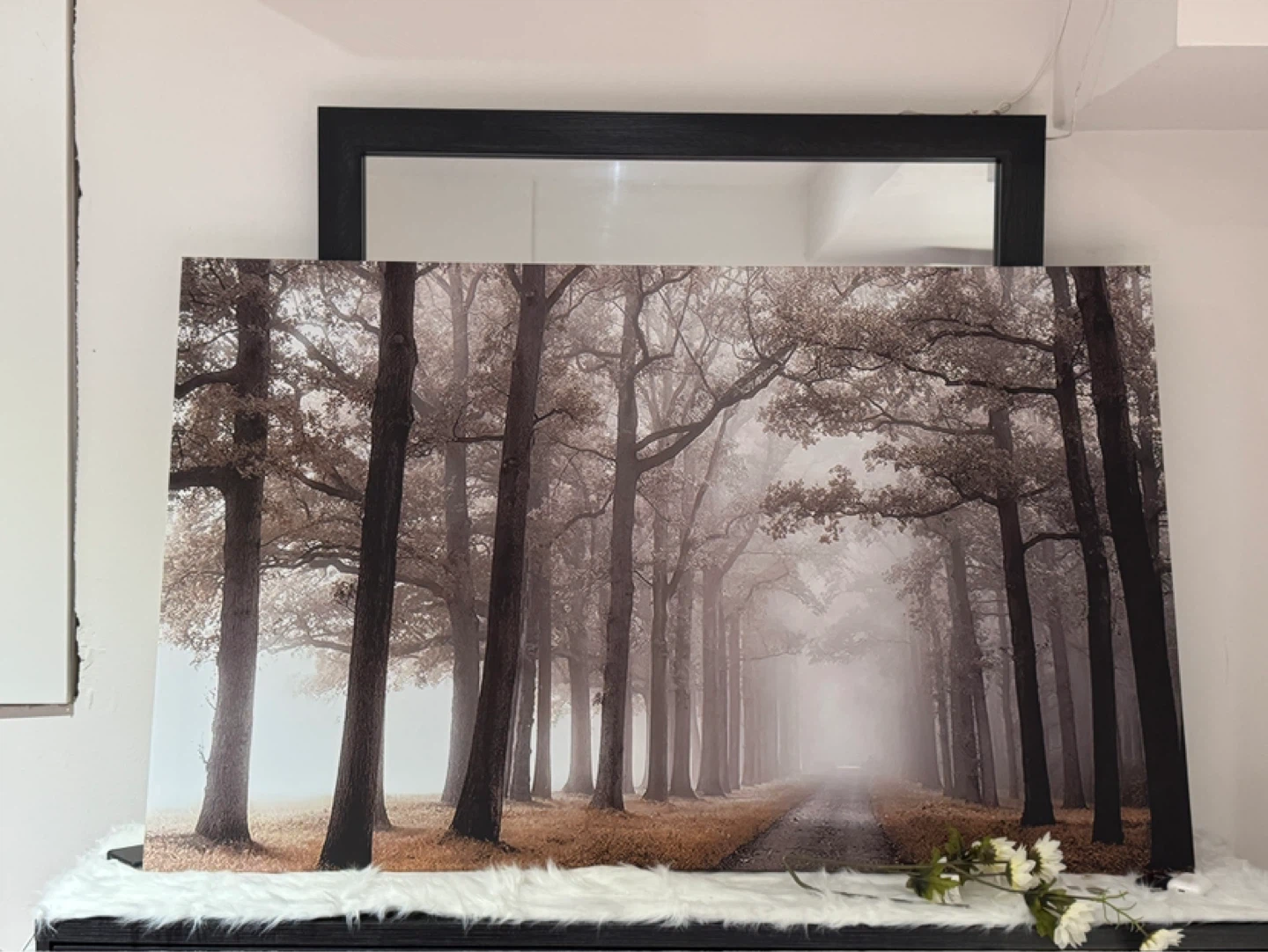 Canvas Wall Art - Feather Design