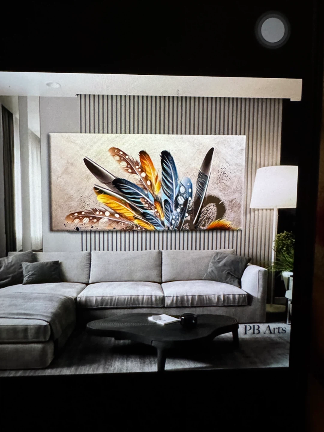 Canvas Wall Art - Feather Design - photo 2
