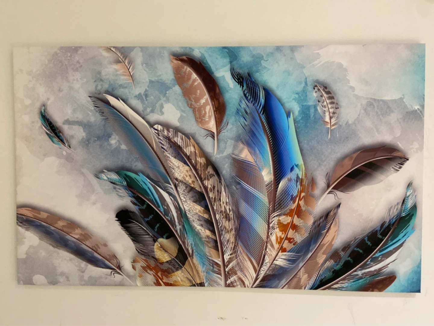 Canvas Wall Art - Feather Design - photo 3