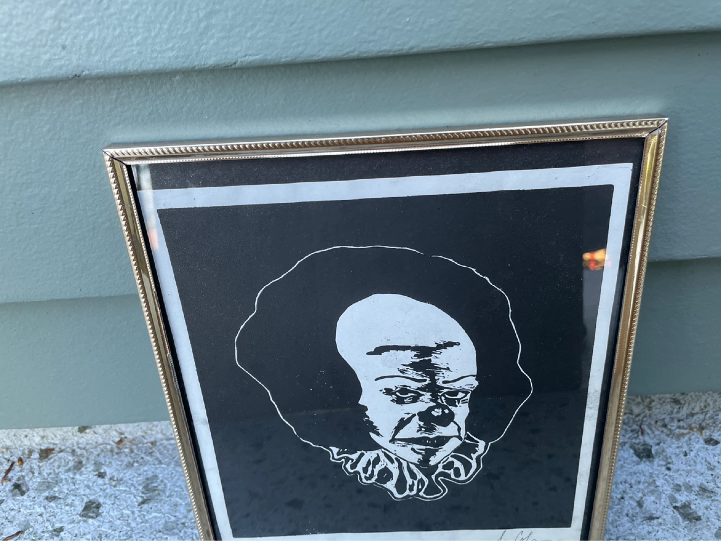 Framed Art Print - Pennywise Clown 1/5 - photo 3