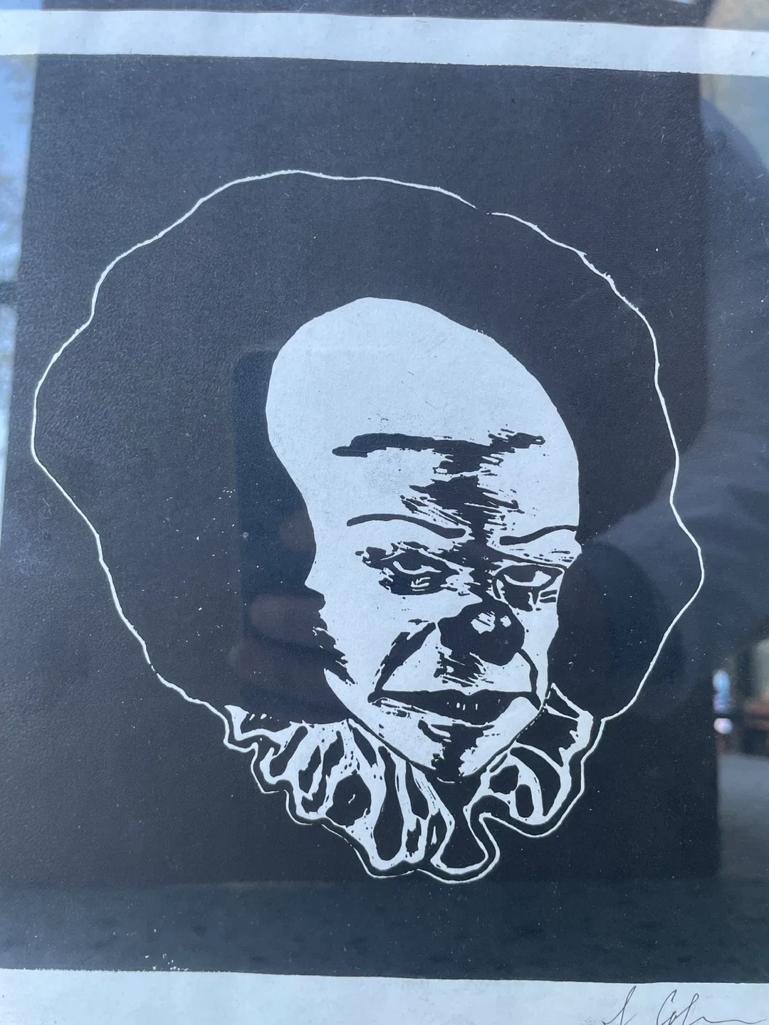 Framed Art Print - Pennywise Clown 1/5 - photo 5