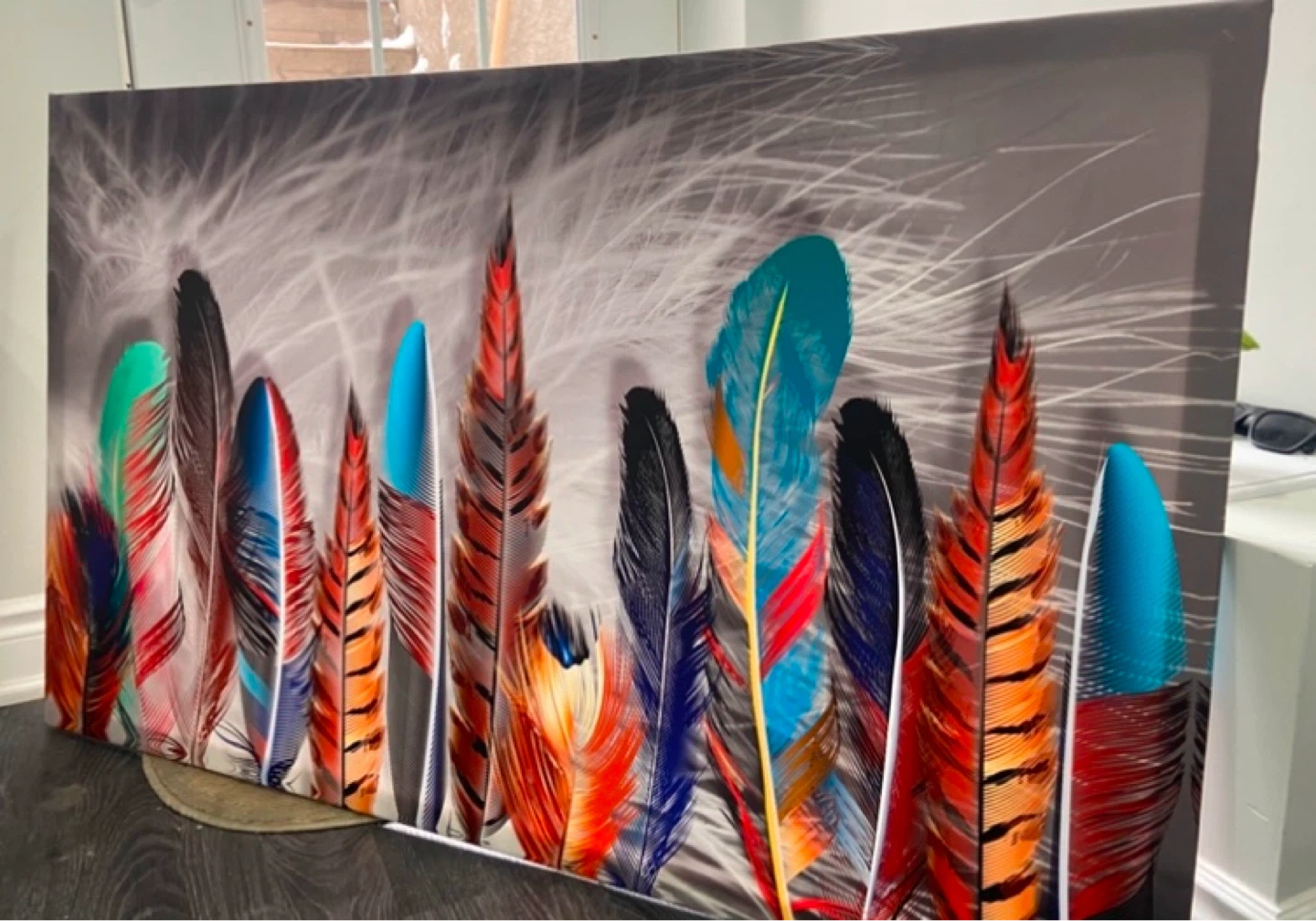 Feather Canvas Wall Art  each 90$ - photo 5