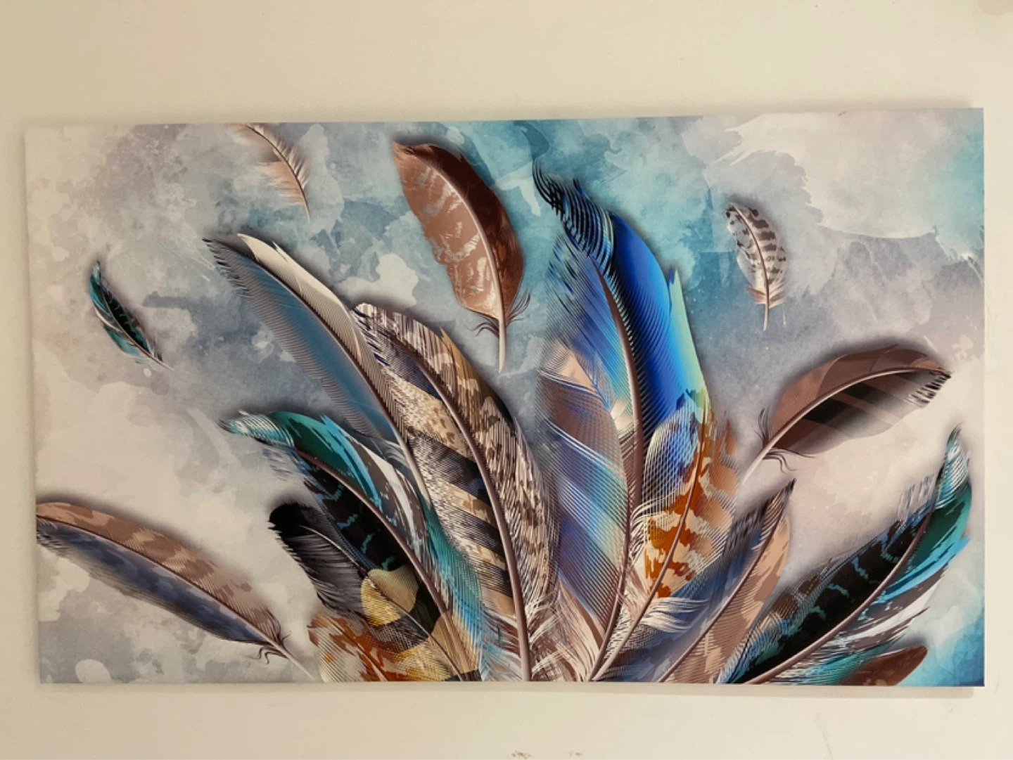 Feather Canvas Wall Art  each 90$ - photo 4