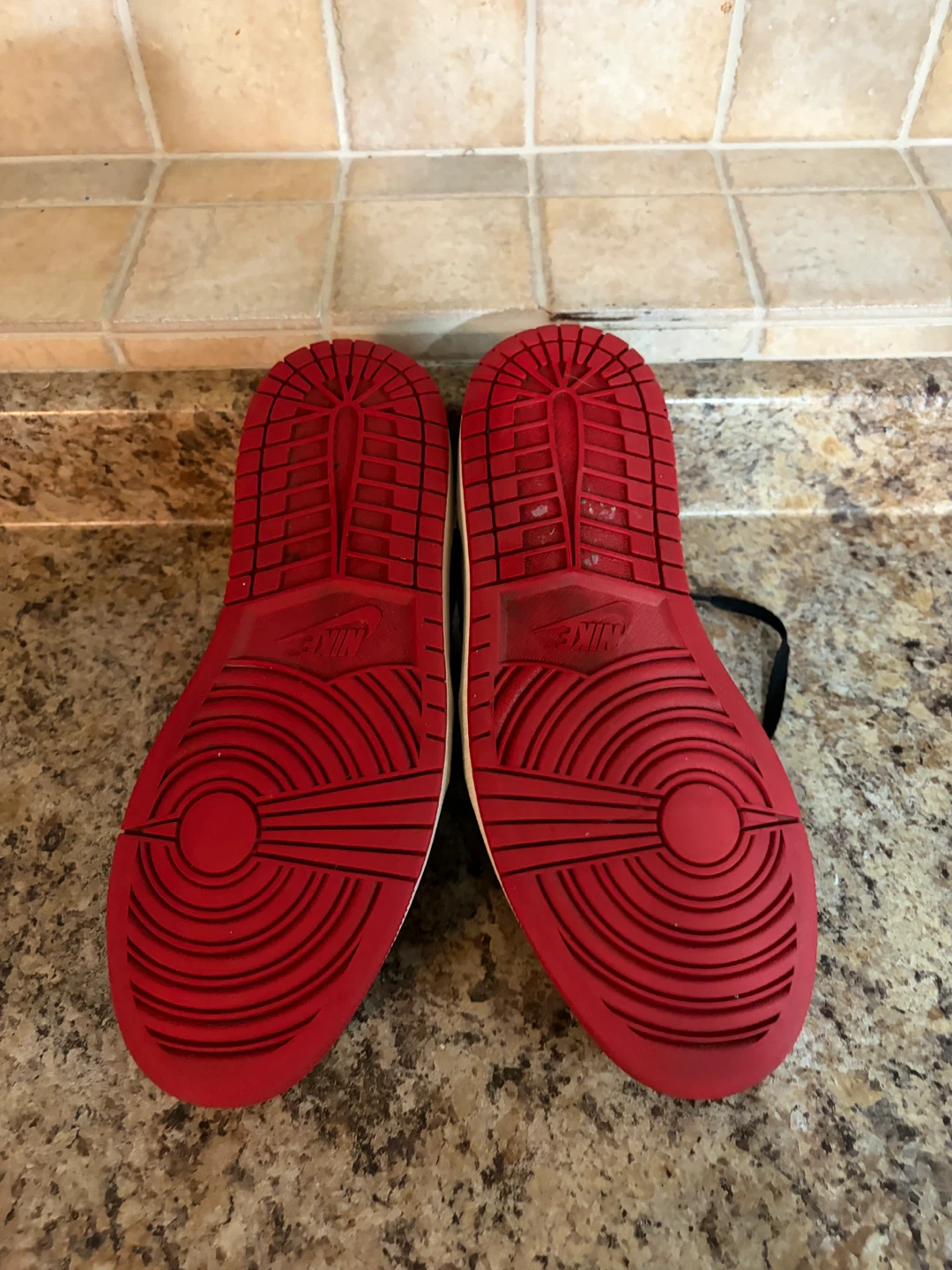 Air Jordan 1 Low Black Red White Sneakers - photo 5