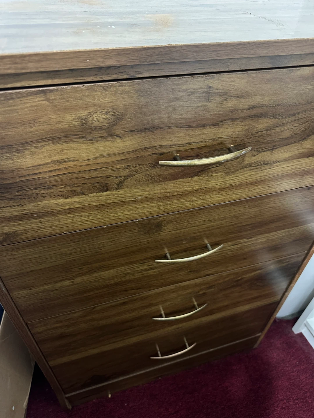 Wooden Dresser with 4 Drawers - photo 3