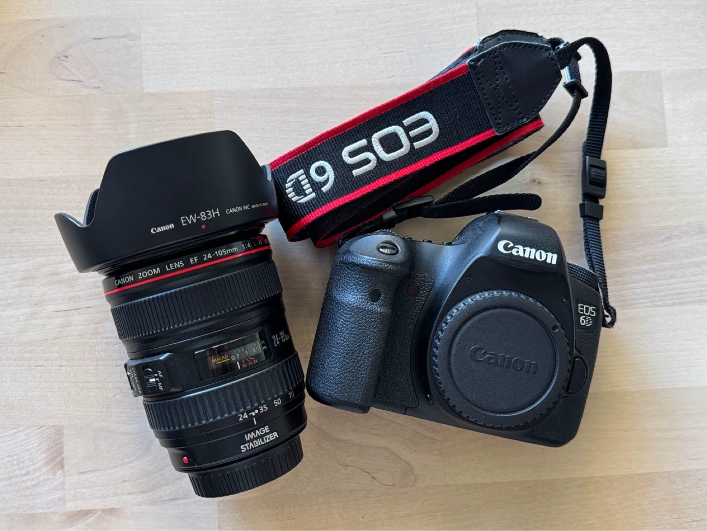 Canon EOS 6D DSLR Camera with Canon EF 24-105mm Lens