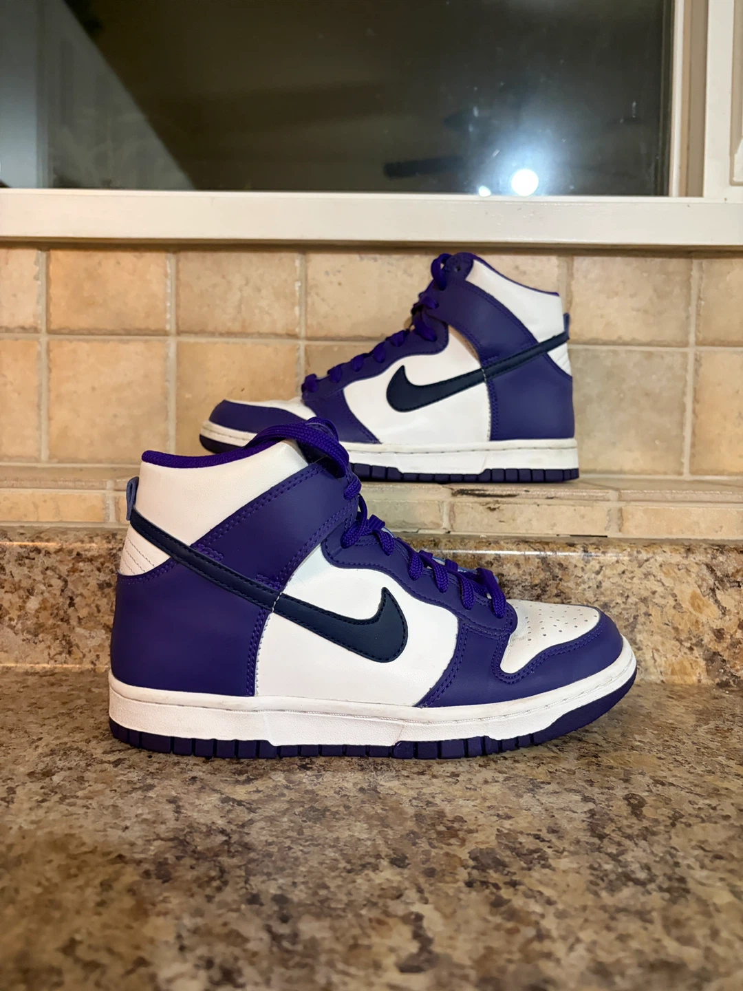 Nike Dunk High "Court Purple" "White" "Purple" Sneakers