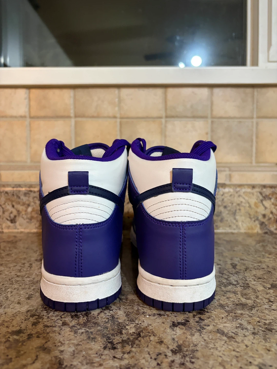 Nike Dunk High "Court Purple" "White" "Purple" Sneakers - photo 2