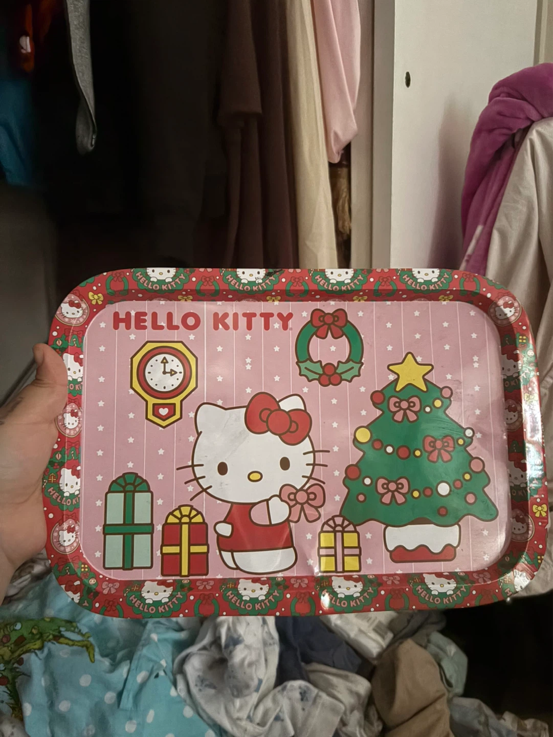 Hello Kitty Christmas Serving Tray