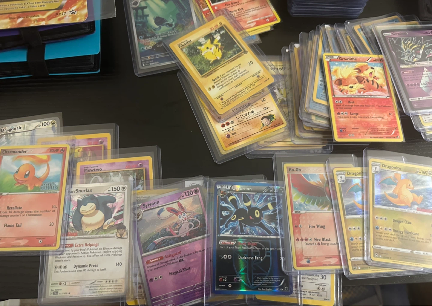 Large Collection of Pokemon Trading Cards and Accessories
