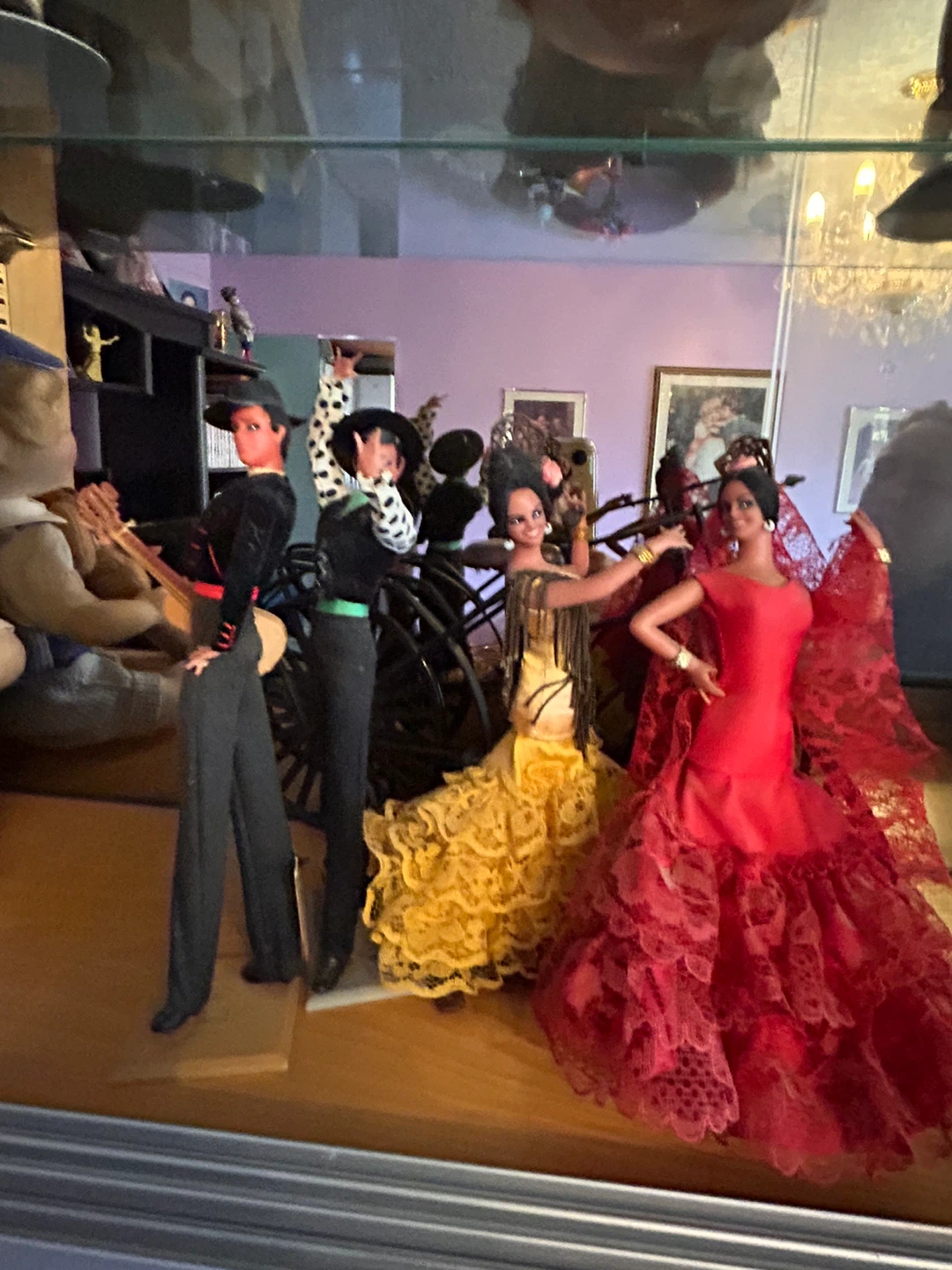 Flamenco Dancer Dolls (Set of 4)