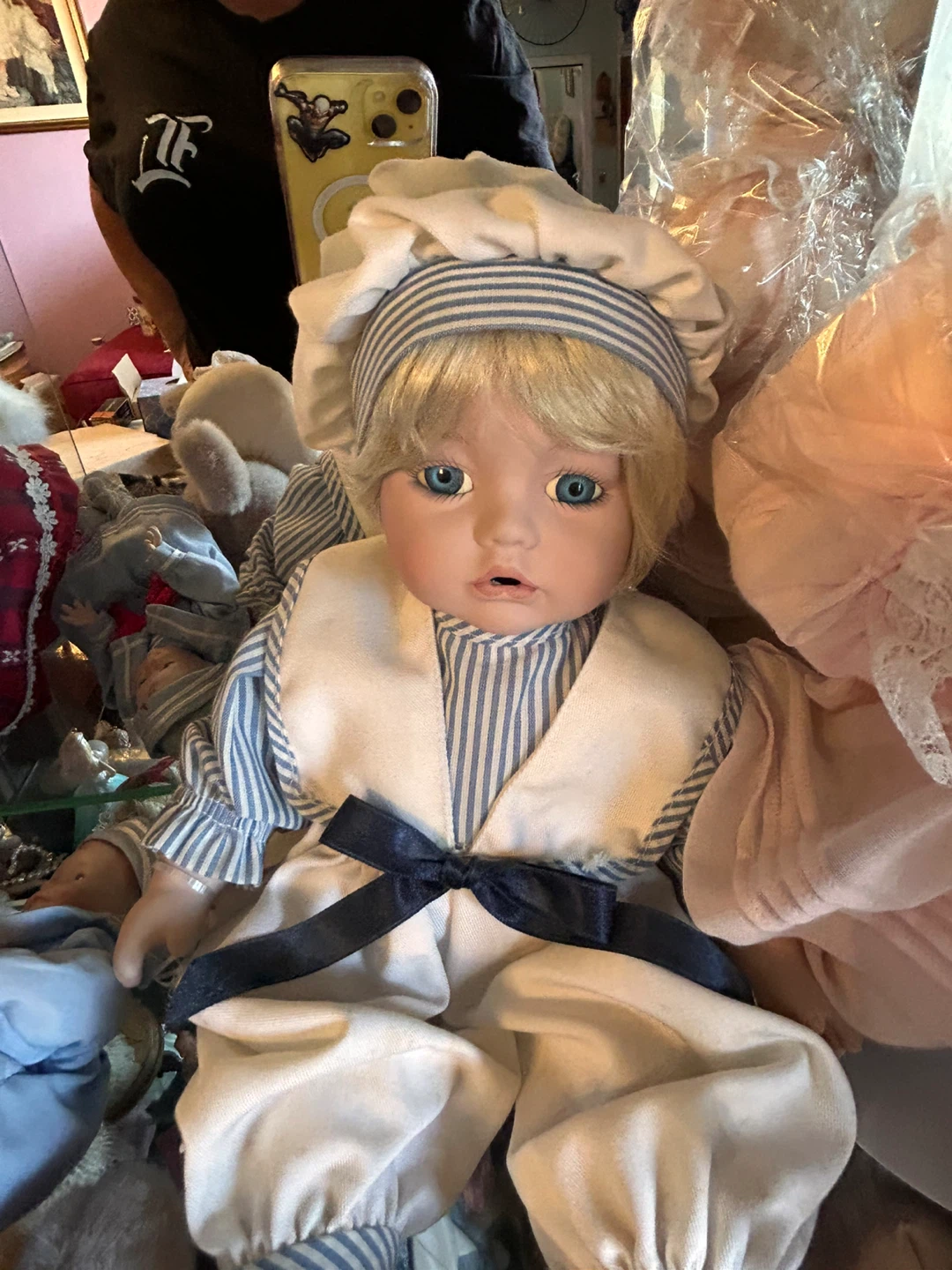 Aston drake Porcelain Doll with Blue Eyes